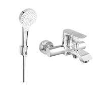 Mexen Pecos R05 robinet de baignoire avec ensemble de douche, chrome - 7273R05-00 3250 5907709197053