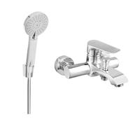 Mexen Pecos R40 mitigeur de baignoire avec ensemble de douche, chromé - 7273R40-00 3251 5907709197077