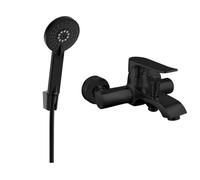 Mexen Pecos R40 robinet de baignoire avec ensemble de douche, noir - 7273R40-70 3256 5907709197084