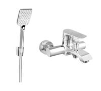 Mexen Pecos R62 robinet de baignoire avec ensemble de douche, chrome - 7273R62-00 3252 5907709197091