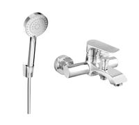 Mexen Pecos R75 robinet de bain avec ensemble de douche, chrome - 7273R75-00 3254 5907709197138
