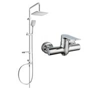 Mexen Sven ensemble de douche apparent avec pomme de douche et robinet de douche Pecos, chrome - 72740262-00 6091 5907709181748