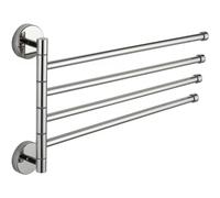 Mexen porte-serviettes pivotant quadruple, chromé - 7039244-00 1044 5907709120716