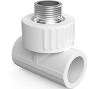 Mexen PPR té en polypropylène à souder pour tuyaux 63 x 2 Mâle x 63 - W97333-6320M20-00 81110 5905315931993