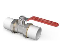 Mexen PPR vanne à bille avec raccords à souder PP pour tuyaux PPR 25 x 25 - W97350-25-00 81568 5905315932662