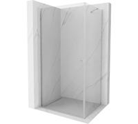 Mexen Pretoria cabine de douche pivotante 100 x 90 cm, transparente, chromée - 852-100-090-01-00 3483 5907709102545