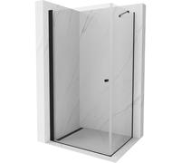 Mexen Pretoria cabine de douche pivotante 70 x 120 cm, transparent, noir - 852-070-120-70-00 3518 5907709103016