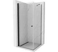 Mexen Pretoria cabine de douche pivotante 80 x 80 cm, transparent, noir - 852-080-080-70-00 3523 5907709102897