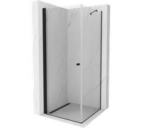Mexen Pretoria cabine de douche pivotante 90 x 90 cm, transparente, noire - 852-090-090-70-00 3533 5907709102934