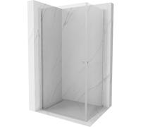 Mexen Pretoria Duo cabine de douche pivotante 80 x 70 cm, transparent, chrome - 852-080-070-02-00 3591 5903163388891
