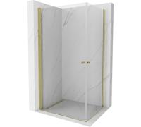Mexen Pretoria Duo paroi de douche pivotante 100 x 90 cm, transparent, or - 852-100-090-50-00-02 15609 5905315010841