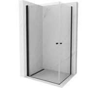 Mexen Pretoria Duo cabine de douche pivotante 100 x 90 cm, transparent, noir - 852-100-090-70-00-02 15617 5905315010858