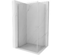 Mexen Pretoria Duo cabine de douche pivotante 90 x 80 cm, transparent, chrome - 852-090-080-02-00 3594 5903163387429