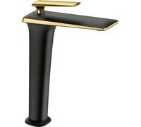 Mexen Purus mitigeur lavabo haut, Noir/Or - 745810-75