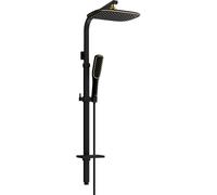 Mexen Q49 colonne de douche, noir/doré - 798494995-75 2445 5907709143135
