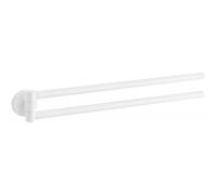 Mexen Remo double porte-serviettes pivotant, blanc - 70507255-20 5010 5907709170308