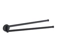 Mexen Remo double porte-serviettes pivotant, noir - 70507255-70 614 5907709108455