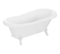 Mexen Retro baignoire autoportante 150 x 73 cm, blanche, pieds blancs - 53251507300-20 2430 5907709106420
