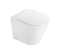 Mexen Rico cuvette WC au sol Rimless avec abattant à descente progressive slim, duroplast, blanc brillant - 32724000 82872 5905315983794