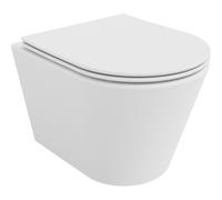 Mexen Rico cuvette WC sans rebord avec abattant à descente lente slim, duroplast, blanc mat - 30724001 4382 5907709190658