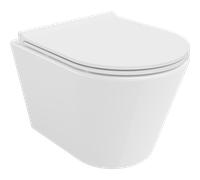 Mexen Rico cuvette wc sans rebord avec abattant à descente lente slim, duroplast, blanc brillant - 30720500 4374 5907709114180