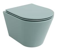 Mexen Rico cuvette WC sans rebord avec abattant slim à descente progressive, duroplast, vert clair mat - 30724048 16044 5907709156296