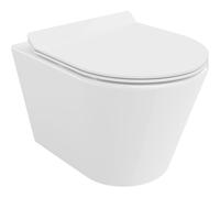 Mexen Rico cuvette wc Rimless avec abattant à descente progressive slim, duroplast, blanc brillant - 30720100 4364 5903163380239