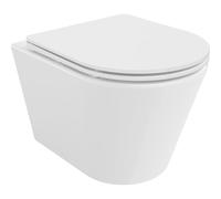 Mexen Rico cuvette WC sans rebord Tornado avec abattant à descente lente slim, duroplast, blanc brillant - 30720300T 61511 5905315577566