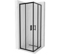 Mexen Rio cabine de douche carrée 70 x 70 cm, transparente, noire - 860-070-070-70-00 3608 5907709121911