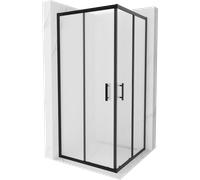 Mexen Rio cabine de douche carrée 90 x 90 cm, dépoli, noire - 860-090-090-70-30 14395 5907709147348