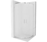 Mexen Rio cabine de douche demi-circulaire 90 x 90 cm, dépoli, chrome - 863-090-090-01-30 3620 5903163382912