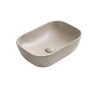 Mexen Rita lavabo à poser 45 x 32 cm, beige mat - 21084566 21901 5907709157699