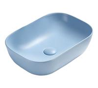 Mexen Rita lavabo sur plan 45 x 32 cm, bleu mat - 21084549 15946 5907709157200