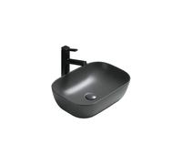 Mexen Rita lavabo à poser 45 x 32 cm, gris foncé mat - 21084571 1082 5907709190863