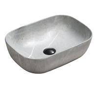 Mexen Rita lavabo à poser 45 x 32 cm, pierre grise - 21084596 2313 5907709191006