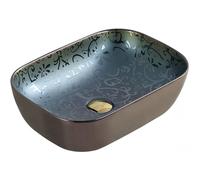 Mexen Rita lavabo à poser 45 x 32 cm, vert - 21084556 1089 5907709190931