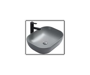 Mexen Rita lavabo vasque 45 x 32 cm, gris clair mat - 21084561 1081 5907709190856