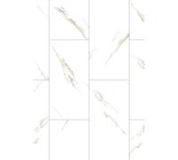 Mexen River White panneaux vinyles 610 x 305 mm LVT Dryback 2,5 mm, sous-couche PVC, 4 V-Joint, Jazz White 57409 5905315549402