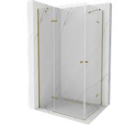 Mexen Roma Duo cabine de douche pivotante 90 x 80 cm, transparent, dorée - 854-090-080-50-00-02 13275 5907709164994