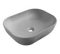 Mexen Rosa lavabo à poser 50 x 40 cm gris clair mat - 21095061 1067 5907709190771