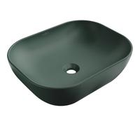 Mexen Rosa lavabo à poser 50 x 40 cm, vert foncé mat - 21095047 1065 5907709190764