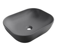 Mexen Rosa lavabo de comptoir 50 x 40 cm, gris foncé mat - 21095071 1068 5907709190788