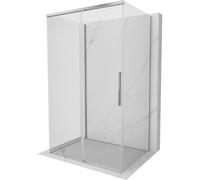 Mexen Rox-3S cabine de douche 3 parois coulissante 125 x 95 cm, transparent, chrome - 8C2-125-095-01-00-3S 86461 5905315715197