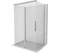 Mexen Rox-3S cabine de douche à trois parois coulissante 140 x 70 cm, transparent, nickel brossé - 8C2-140-070-97-00-3S 90195 5905315726629