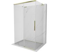 Mexen Rox-3S L cabine de douche 3-parois coulissante 105 x 70 cm, transparent, or - 8C2L-105-070-50-00-3S 86959 5905315756312