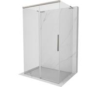 Mexen Rox-3S L cabine de douche 3 parois coulissante 120 x 80 cm, transparent, nickel brossé - 8C2L-120-080-97-00-3S 88519 5905315766090