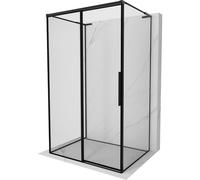Mexen Rox-3S L cabine de douche 3 parois coulissante gauche 95 x 70 cm, cadre noir, noir - 8C2L-095-070-70-70-3S-L 88627 5905315767097
