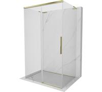 Mexen Rox-3S L Cabine de douche à 3 parois coulissante 100 x 70 cm, transparent, or - 8C2L-100-070-50-00-3S 86958 5905315756305