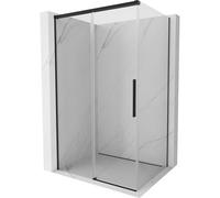 Mexen Rox cabine de douche coulissante 110 x 75 cm, transparente, noire - 8C2-110-075-70-00 82084 5905315686039