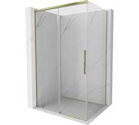 Mexen Rox cabine de douche coulissante 145 x 70 cm, transparent, or - 8C2-145-070-50-00 80686 5905315679208